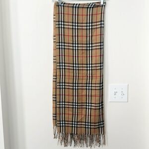 Pashmina Plaid Neck Scarf